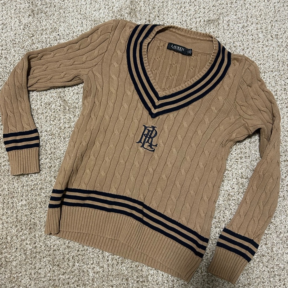 Polo V-neck sweater- women’s medium